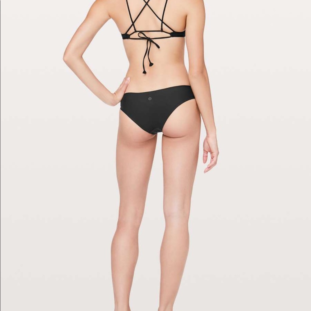 NWT * Lululemon Explore the Shore Black Bikini